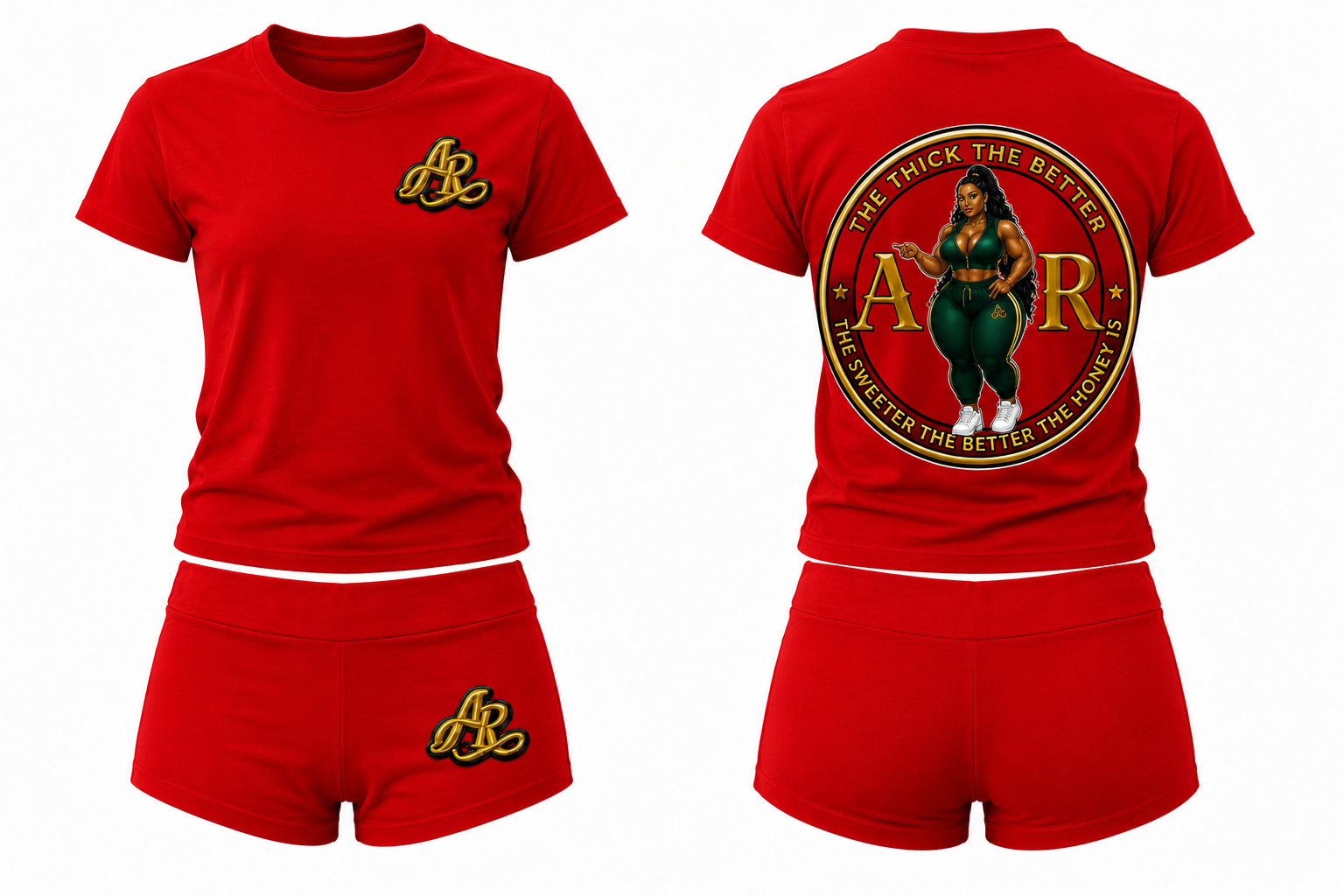 AR WOMEN SHORT SET