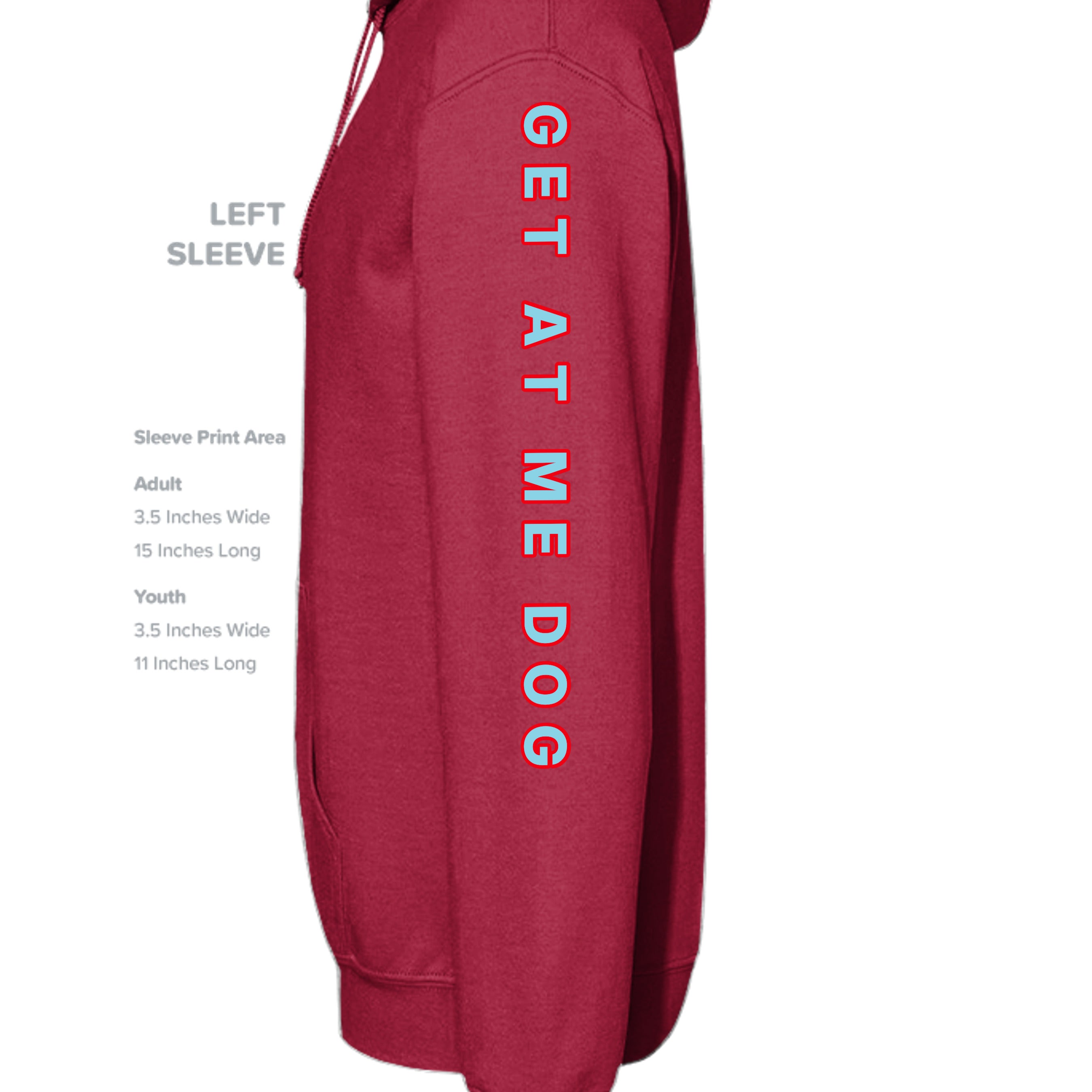 CHERRY RED - G185 - SLEEVE_LEFT