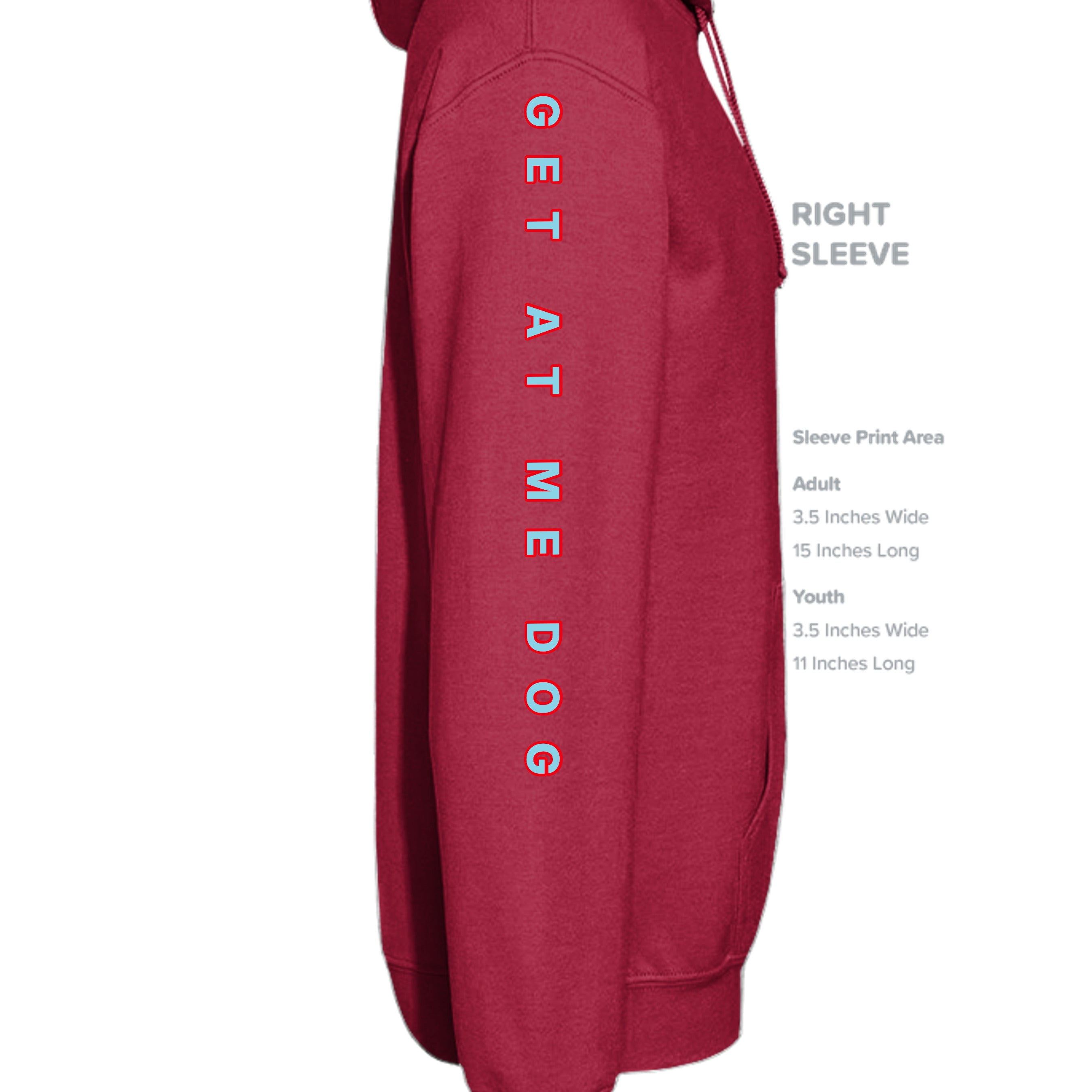 CHERRY RED - G185 - SLEEVE_RIGHT