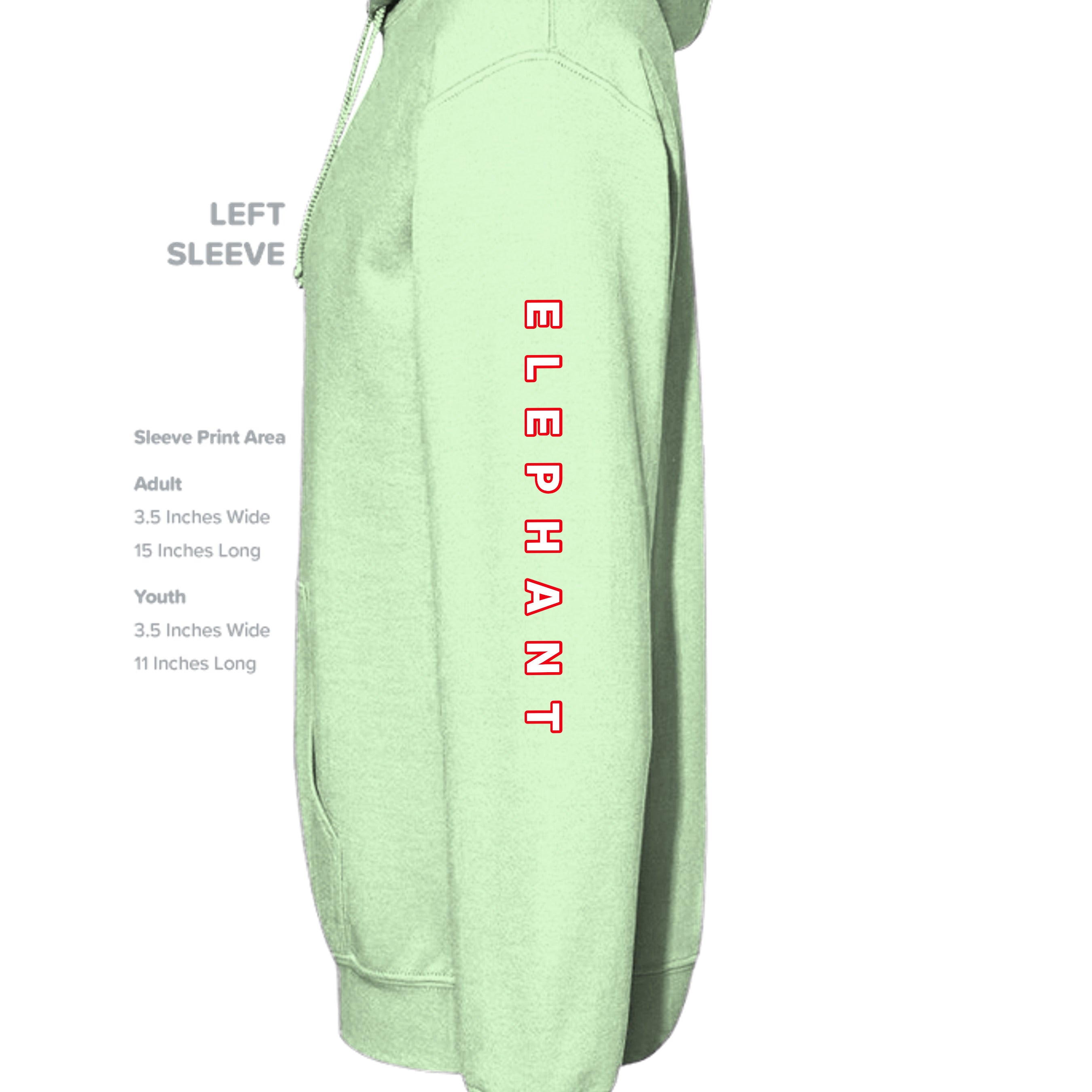 Mint Green - G185 - SLEEVE_LEFT