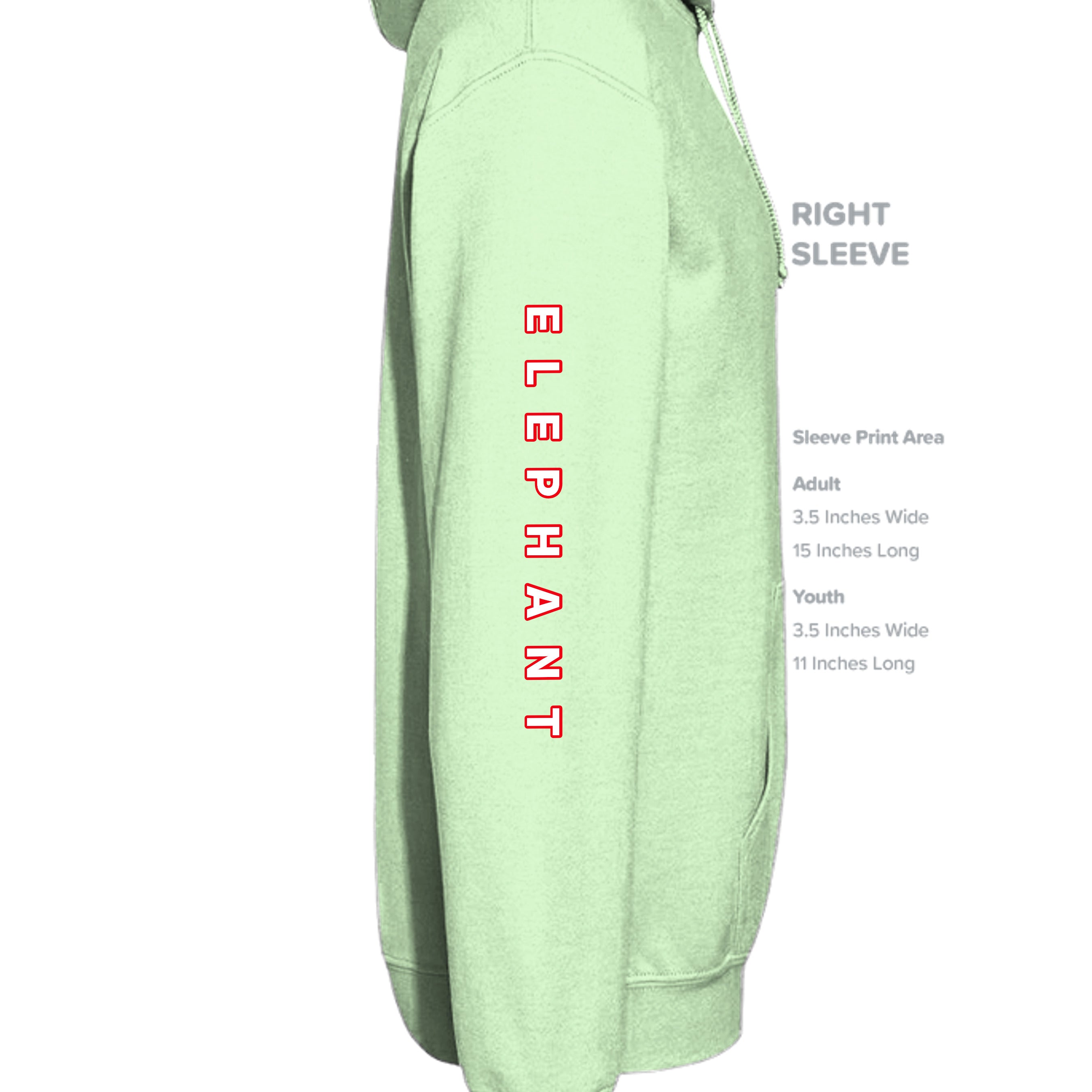 Mint Green - G185 - SLEEVE_RIGHT