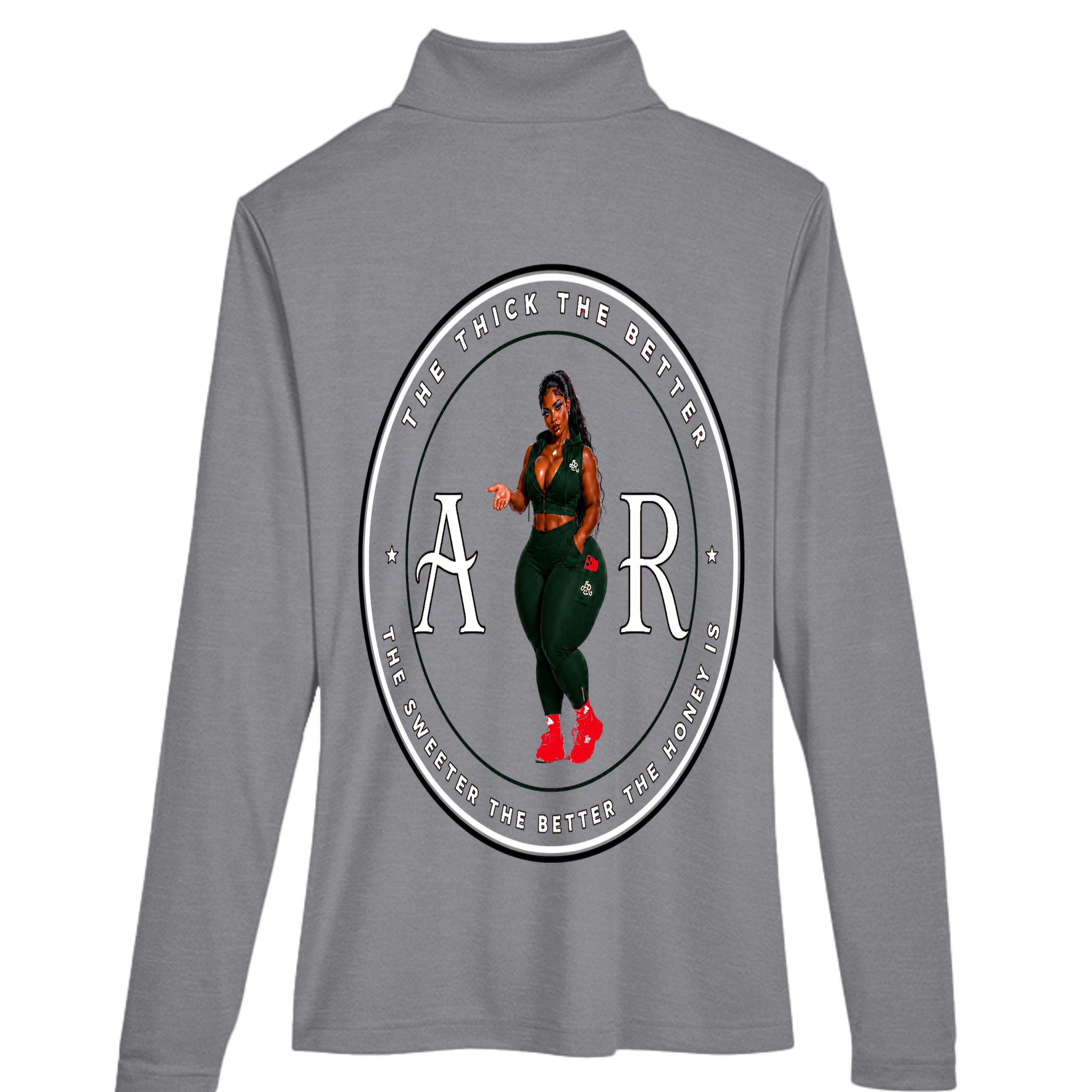 DK GREY HEATHER - TT31HW - BACK